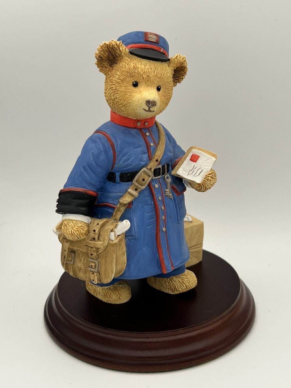 Department 56 Upstairs Downstairs Bears Mr. Bodicoat Mailman Morning Delivery
